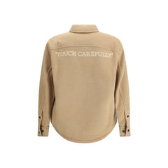 Beige Cashmere Dress Shirt