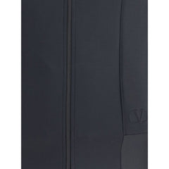 Black Polyester Sweatshirt