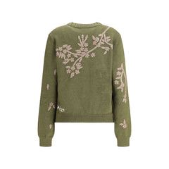 Green Alpaca Vicugna Pacos Cardigan