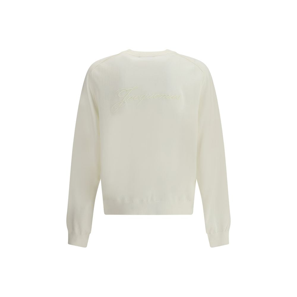 Crew-neck sweater in merino wool