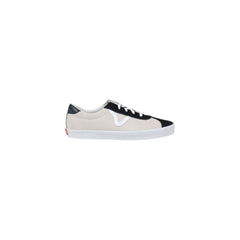 Black And White Suede Leather Sneaker