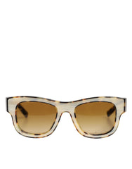 DG4379F White Tortoiseshell Gradient Acetate Shades Sunglasses