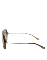 DG6159 Havana Frame Polarized Gradient Lenses Sunglasses