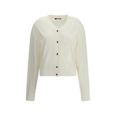 White Merino Wool Cardigan