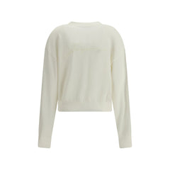 White Merino Wool Cardigan