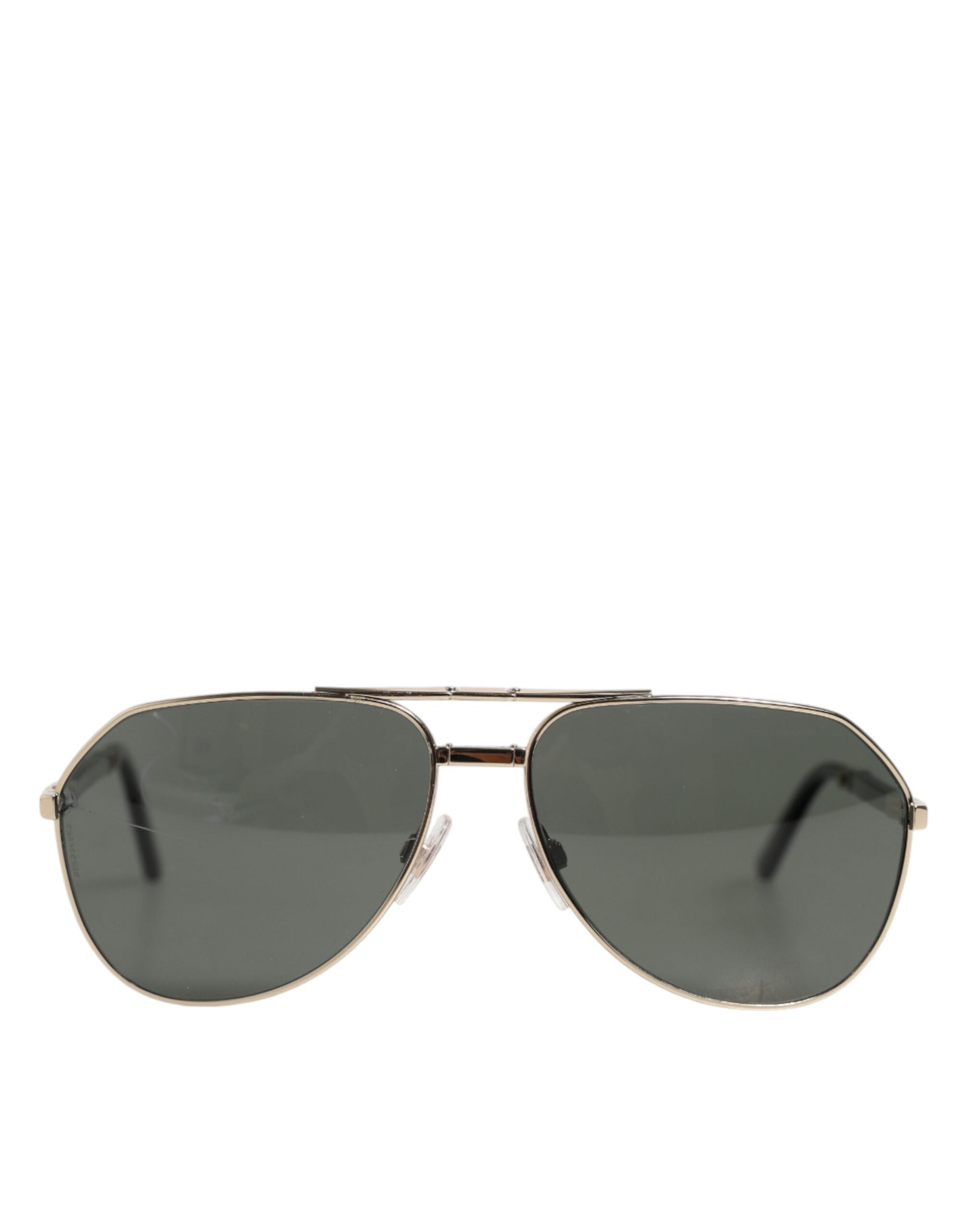 DG2106K Black Gold Plated Polarized MetalFrame Sunglasses