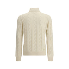 White Cashmere Turtleneck