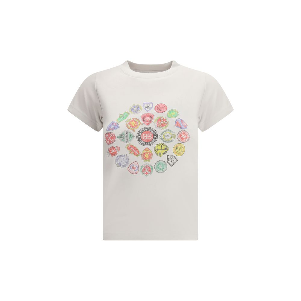 تي شيرت قطن أبيض