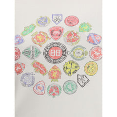 تي شيرت قطن أبيض