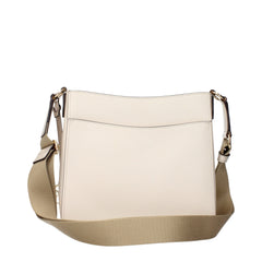 Beige Leather Shoulder Bag