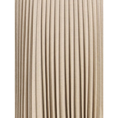 Beige Wool Long Skirt