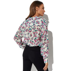 Multicolor Viscose Blouse