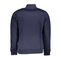 Blue Polyester Men's Sweatshirt