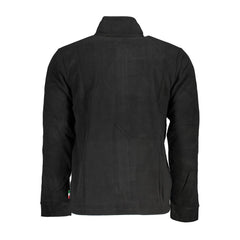 Black Polyester Men's Sweatshirt