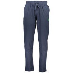 بنطال رياضي رجالي من القطن الأزرق