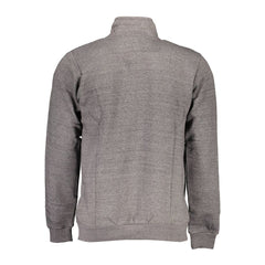 Gray Polyester Men's Sweatshirt