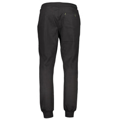 Black Cotton Men's Track Pant