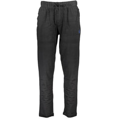 Black Cotton Men's Trouser