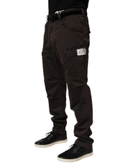 Brown Re-Edition Cotton Men Cargo Pants