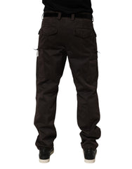 Brown Re-Edition Cotton Men Cargo Pants