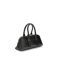 Black Calf Leather Bos Taurus Handbag