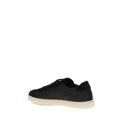 Black Polyamide Low Top Sneakers