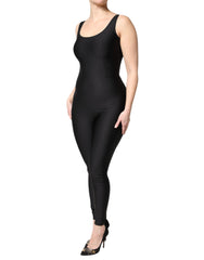 Black Sleeveless Bodycon Women Jumpsuit Dress