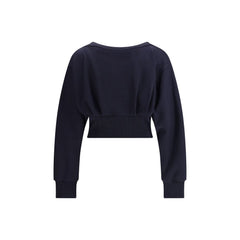 Blue Cotton Sweatshirt
