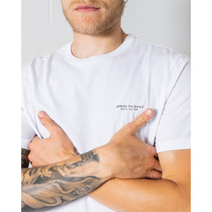 تي شيرت قطن أبيض