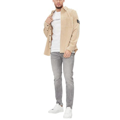 تي شيرت قطن أبيض