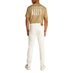 White Cotton Skinny Jeans