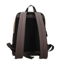 Brown Fabric Backpack