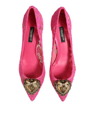 Pink Taormina Lace DEVOTION Pumps Shoes