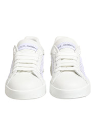 White Mesh Inserts Low Top Sneakers Shoes