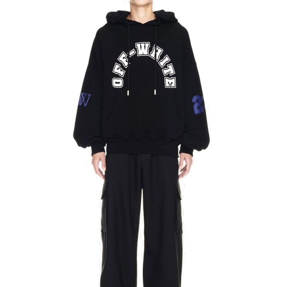 Black Cotton Sweatshirt