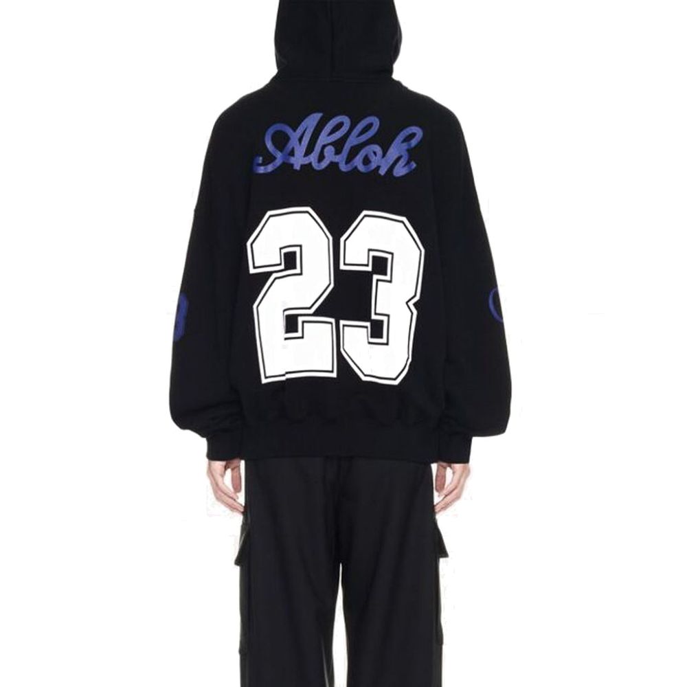 Black Cotton Sweatshirt