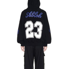 Black Cotton Sweatshirt