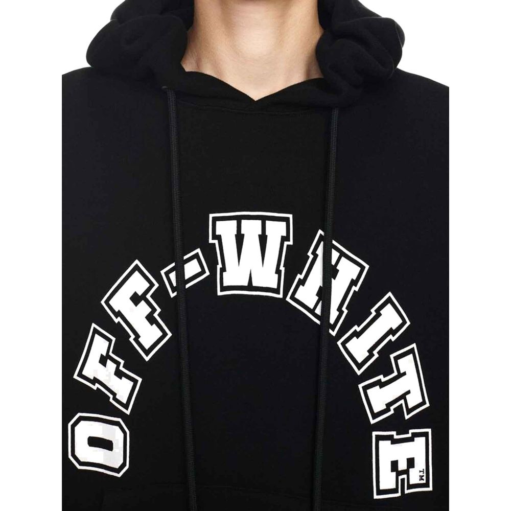 Black Cotton Sweatshirt