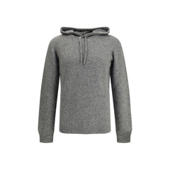 Gray Cashmere Hoodie