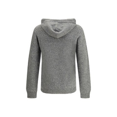Gray Cashmere Hoodie