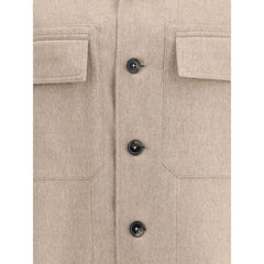 Beige Cotton Coat