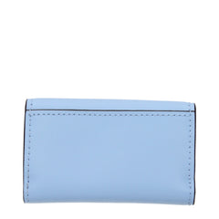 Light Blue Leather Wallet