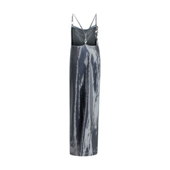 Gray Polyamide Casual Dress