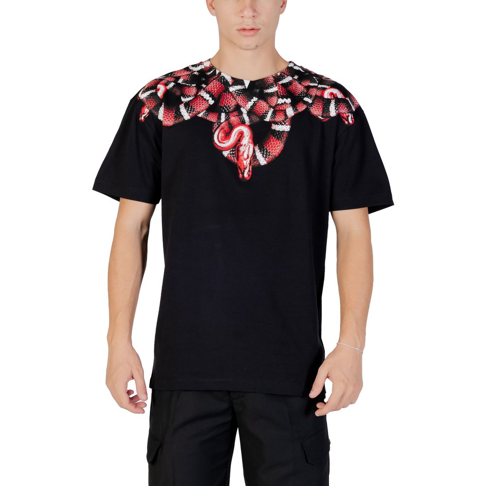 تي شيرت قطن أسود