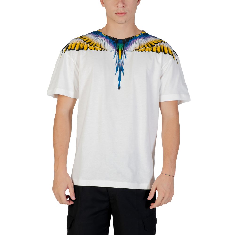 تي شيرت قطن أبيض