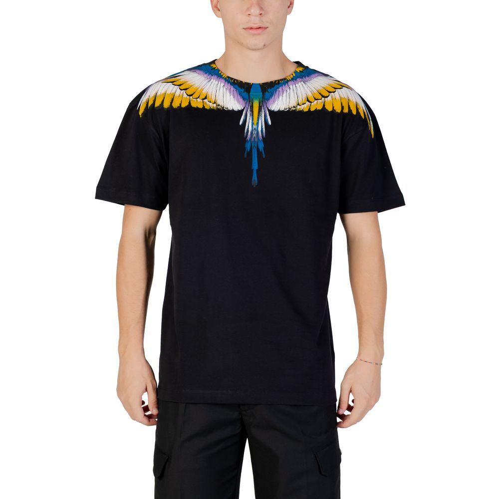 تي شيرت قطن أسود