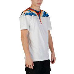 تي شيرت قطن أبيض