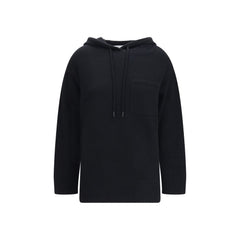 Black Wool Hoodie
