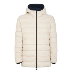 Blue Polyester Men Jacket