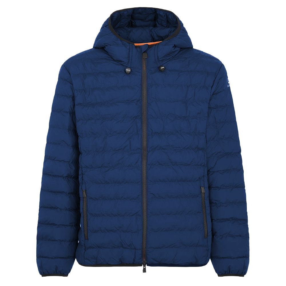 Blue Polyester Jackets &amp; Coat
